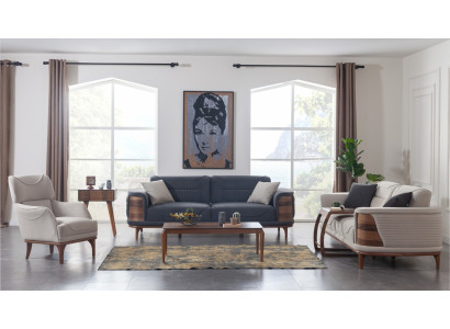 Moderný béžový stôl do obývačky