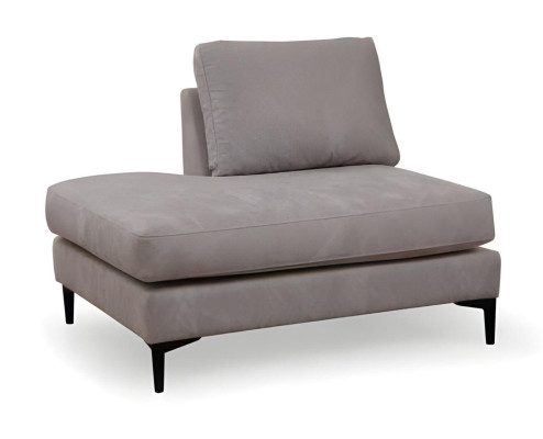 Moderný sivý U-tvarovaný gauč do obývačky