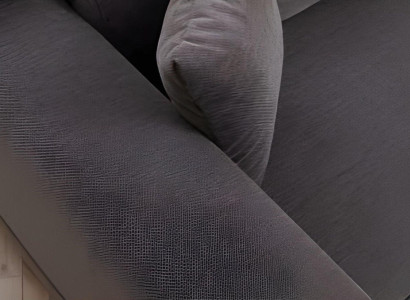 Sivobeli gauč do obývačky, dizajnové kreslo 2x 3 sedadlá