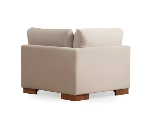 Bežný tkaninový L tvarovaný gauč do obývačky, elegantný čalúnený gauč