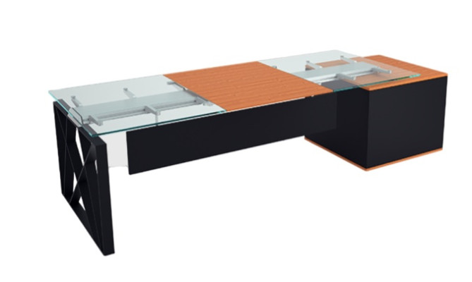 Písací stôl kancelárskeho nábytku 280x100