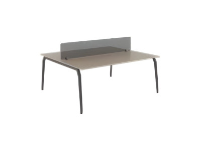 Dvojniki pisarniška miza z predalom