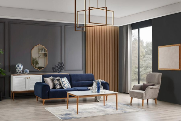 Kompletný luxusný sedací súpravy do obývačky 331