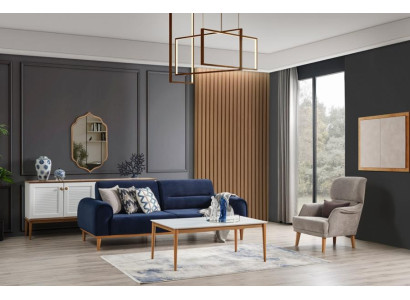 Kompletný luxusný sedací súpravy do obývačky 331