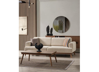 Exkluzívna luxusná pohovka 3-sedová moderná béžová pohovka