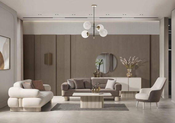 Kompletný luxusný obývací súprava 3+1 pohovka