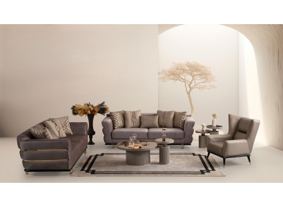 Nábytok do obývacej izby Relax komplet pohovky 4-dielny