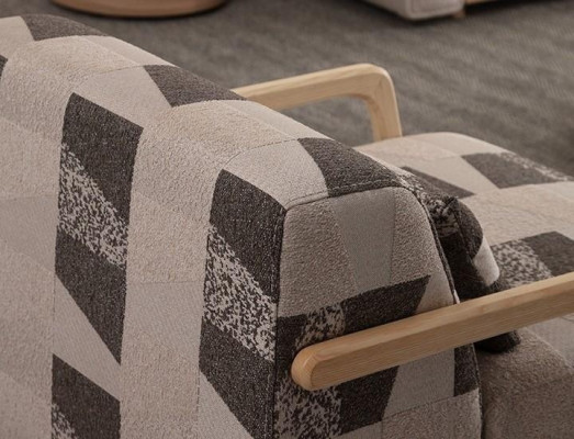 Kreslo s relaxačným dizajnom