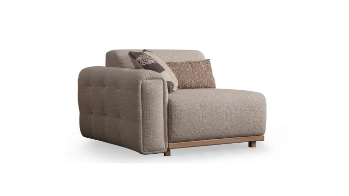 3-sedací čalúnený gauč Béžový Obývacia izba Oddych Nový