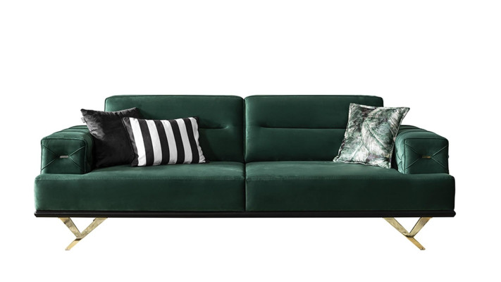 Kompletný nábytok do obývacej izby s rohovou pohovkou 6 dielov