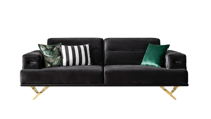 Kompletný nábytok do obývacej izby s rohovou pohovkou 6 dielov