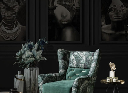 Kompletný nábytok do obývacej izby s rohovou pohovkou 6 dielov