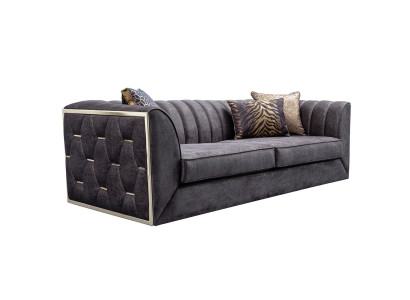 Moderný 2-miestny luxusný dizajn pohovky s novým materiálom