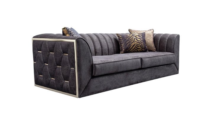 Mobilný komplet nábytku do obývacej izby s rohovou pohovkou a kreslom 5 kusov