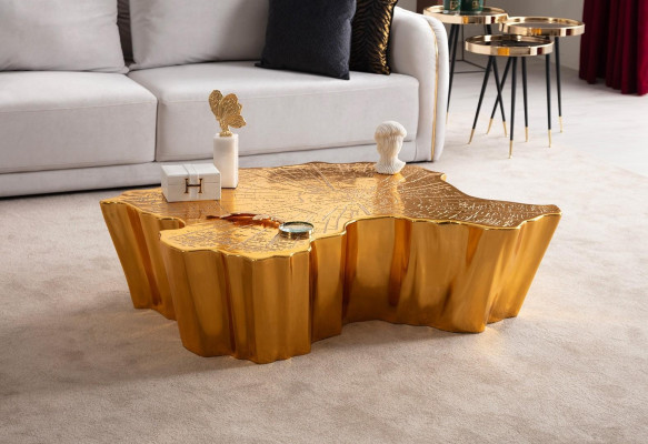 Obložen kavni mizica akcentna mizica za dnevno sobo