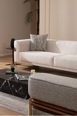 4-miestna pohovka Dizajn Austie pohovky Sedežni dizajn Tri Moderné tkaniny Nový nábytok