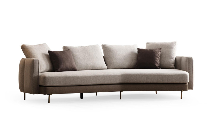 4-miestna pohovka Dizajn Woven Sofas Moderný dizajn Pohovka Textília Nový nábytok