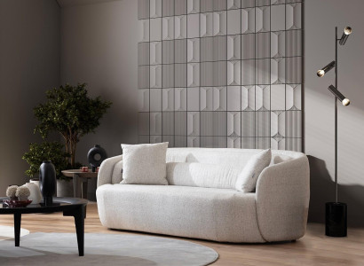 Mobilný komplet nábytku do obývacej izby, rohová sedacia súprava, kreslo, 4 kusy