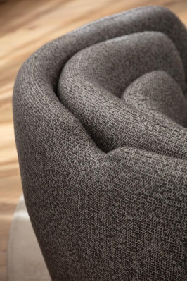 Kruhové relaxačné klubové kreslo individuálny nábytok na odpočinok