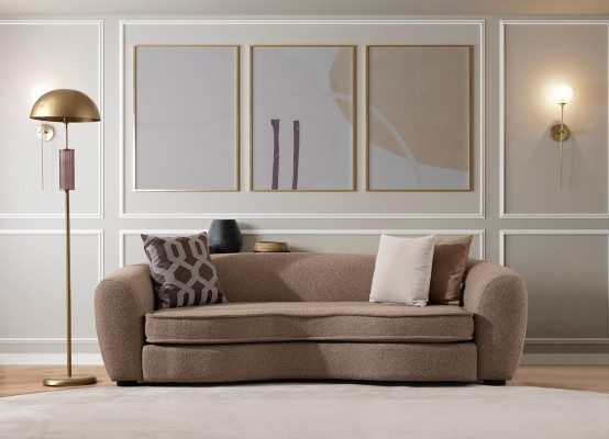 Luxusná moderná čalúnená 3-sedačka do nových obývacích izieb