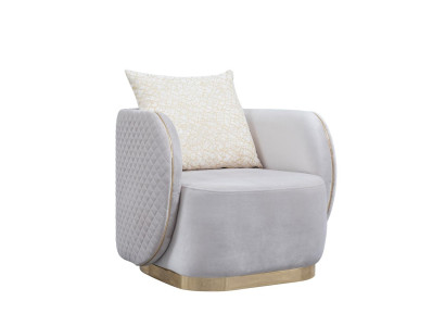 Luxusné čalúnené klubové relaxačné kreslo