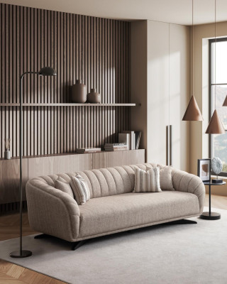 3-sedací gauč komplet Modern Luxury Design Gauče Stoli Nov