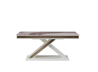 Luxusný rozkladací drevený stôl moderného dizajnu do jedálne