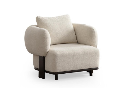 Moderný luxusný kožený kreslo