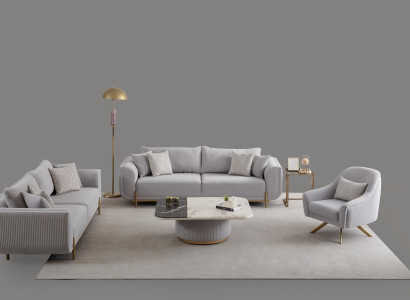 Sofa 3+3+1 mestni Novi dizajn Sofe Stoli Tkanina Sproščujoče Moderno