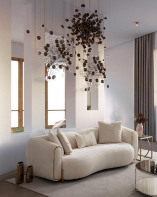 3+3+1 sedacia súprava v modernom luxusnom dizajne