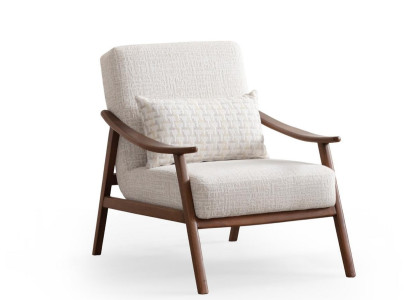 Moderná luxusná tkaninová stolička do obývačky