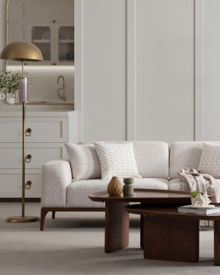 3+3+1 sedacia súprava s koženým opierkou