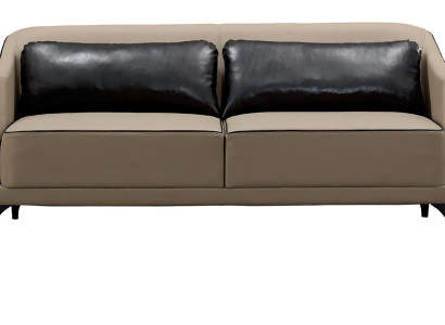 Súprava do obývacej izby 3+1+1 s mäkkým spracovaním a dreveným stolom 3 kusy