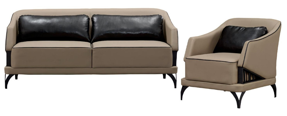 Moderný relaxačný pohovkový set s vynikajúcou estetikou do elegantného obývacieho pokoja 2 kusy