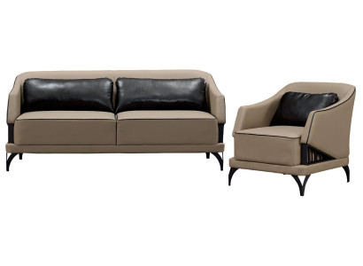 Moderný relaxačný pohovkový set s vynikajúcou estetikou do elegantného obývacieho pokoja 2 kusy