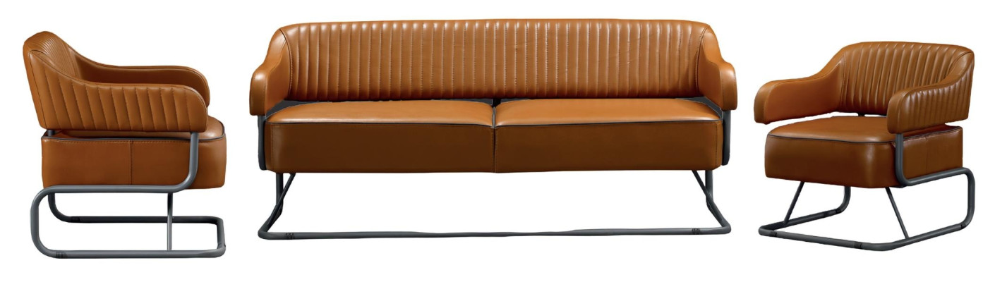 Luxusný gauč komplet 3+1+1 sedadlo s čalúnenou stoličkou do obývacej izby z nového dreva