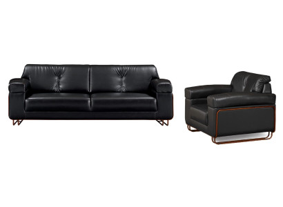 Luxusný gauč komplet 3+1 sedadiel moderný kožený stôl nový gauč