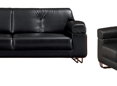 Luxusný gauč komplet 3+1 sedadiel moderný kožený stôl nový gauč