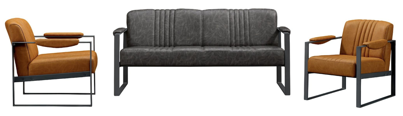 3+1+1 sedacia súprava luxusného moderného nábytku s novým poťahom