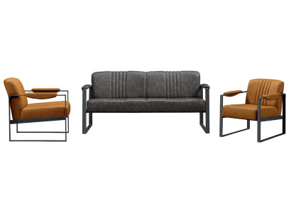 3+1+1 sedacia súprava luxusného moderného nábytku s novým poťahom