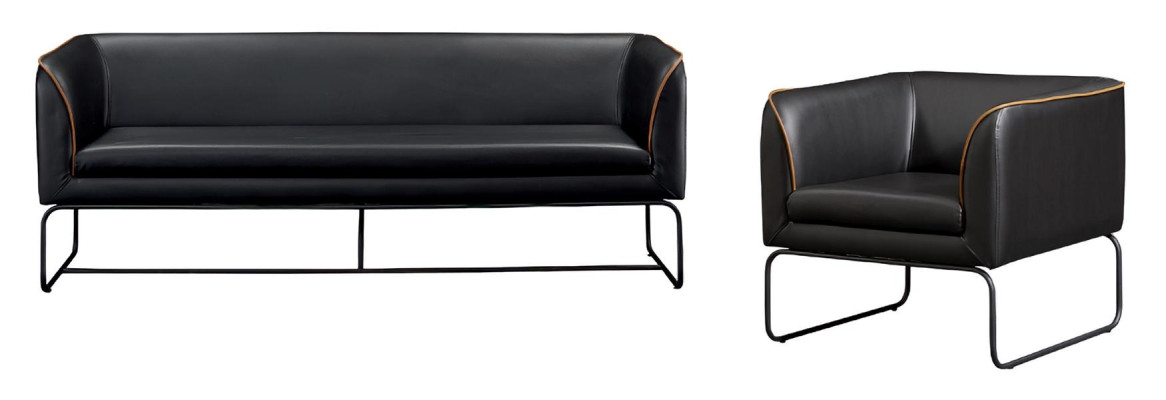 Prijímací gauč pre konferenčné miestnosti a kancelárie 3+1