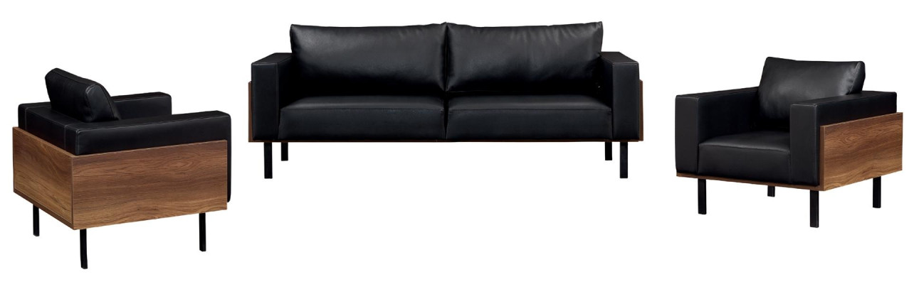 Kompletný 3-dielny gauč 3+1+1 luxusná moderná koža nová