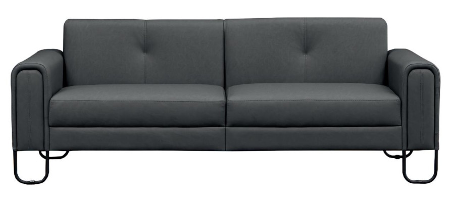 3-sedací gauč JV Muebles moderný dizajn koža drevo novinka