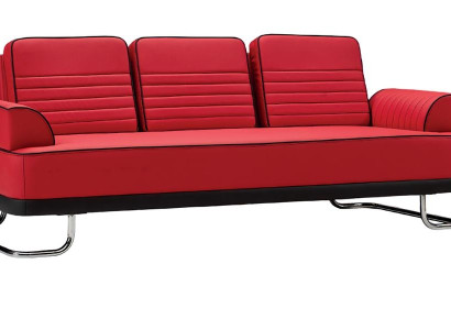 Kompletný 3-dielny kožený gauč 3+1+1 pre esteticky dokončenú obývaciu izbu