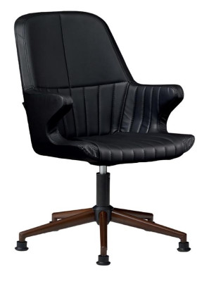Kožená kancelárska stolička na počítač a konferencie