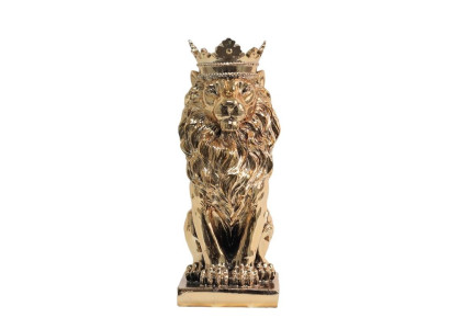 Abstraktný dizajn levovej sochy