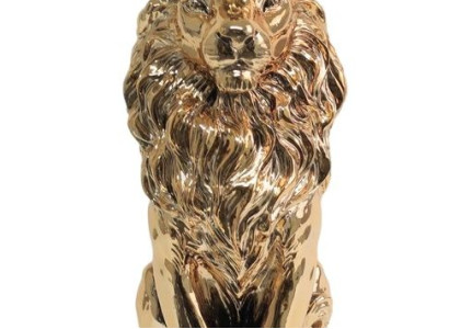 Abstraktný dizajn levovej sochy