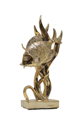 Moderná dekoratívna rybia figura