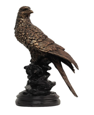 Nova antikna zasnova sova figura skulptura 45 cm