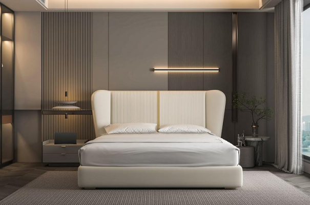 Posteľ z moderného textilu